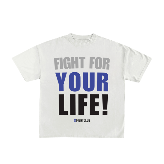 Big and Bold Fight for Your Life Tee – Blue
